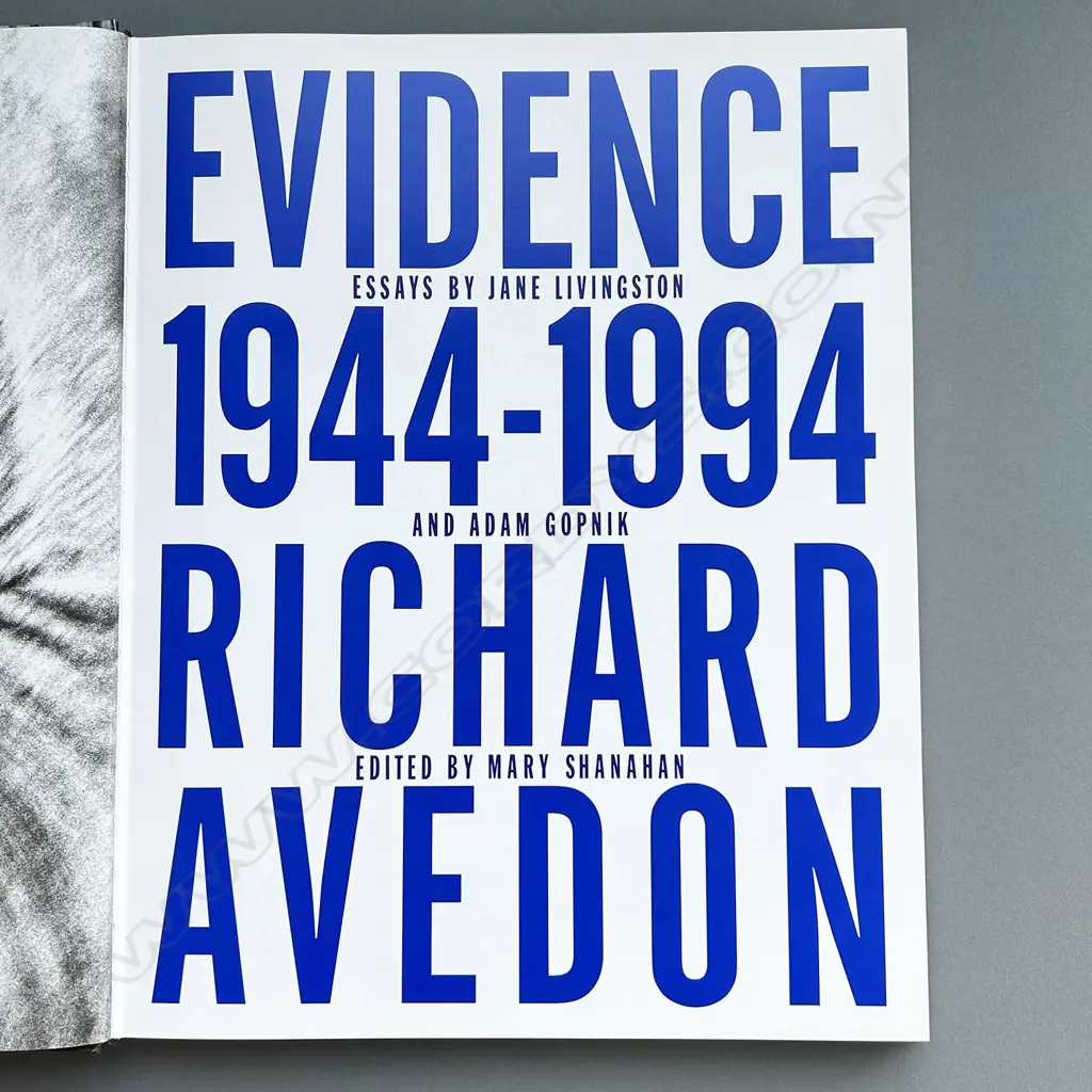RICHARD AVEDON: EVIDENCE 1944-1994 Image 1++